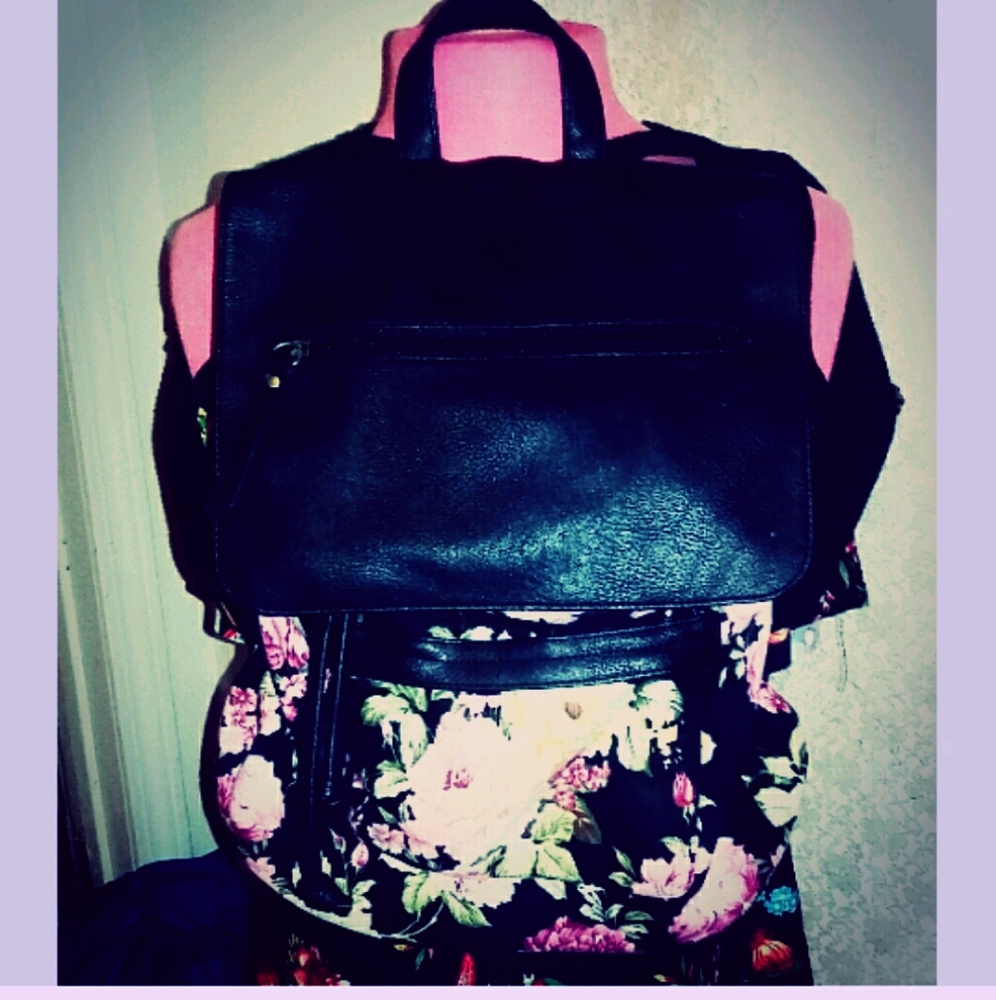 xhiliragion backpack floral print with magnet